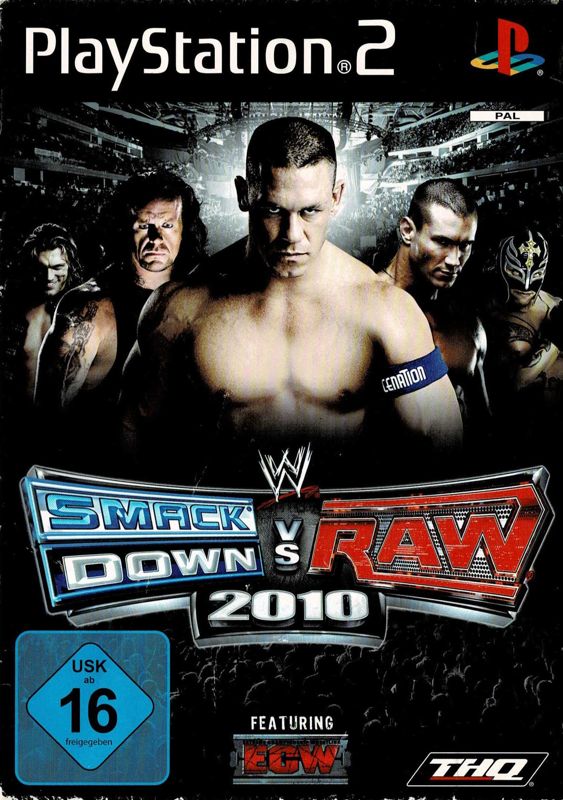 WWE Smackdown vs. Raw 2010 box art for Playstation 3